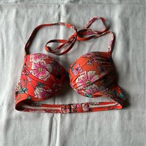 Shade & Shore Tropical Print Bikini Top